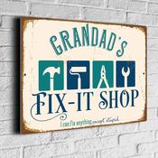 Grandad's Fixit Shop Sign - 12-x-8-inches-2