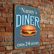 Nanny's Diner Sign - 
