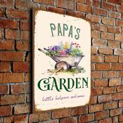 Papa's Garden Sign - 12-x-8-inches-2