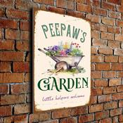 Peepaw's Garden Sign - 9-x-6-inches-2