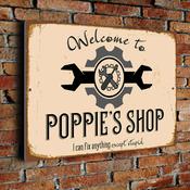 Poppie's Shop Sign - 20-x-14-inches-2