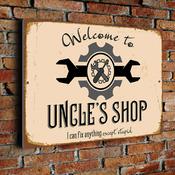 Uncle's Shop Sign - 9-x-6-inches-2