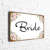 Bride Wedding Sign - 9-x-6