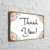 Thank You Wedding Sign - 9-x-6