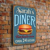 Custom Diner Sign - 20-x-14-inches