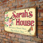 Custom House Sign - 9-x-6