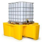 POLYETHYLENE SINGLE IBC SPILL PALLET WITH DISPENSING WELL image