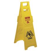 Wet Floor warning signs - A-Frame High Visibility image