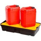 POLYETHYLENE 20 LITRE SPILL TRAY C/W GRATE image