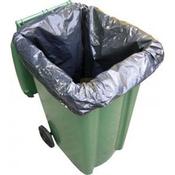 Wheelie Bin Liner, Refuse Sack - Black, 180 bags image