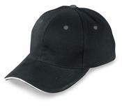 black regular base ball cap image