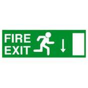 Fire Exit Down 400x150 image