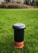 Four-inch Poly-Air carbon vent filter with reducer