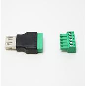 Usb Data Blocker CGTime USB 2.0 A Screw Terminal Block Connector USB 2. ...