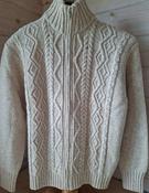 Inis Meain Celebration Aran Zipped