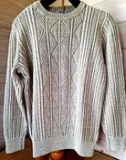 Inis Meain Linen Patented Aran Crew Neck
