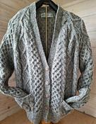 Cleo Original Aran Handknit Honeycomb Cardigan