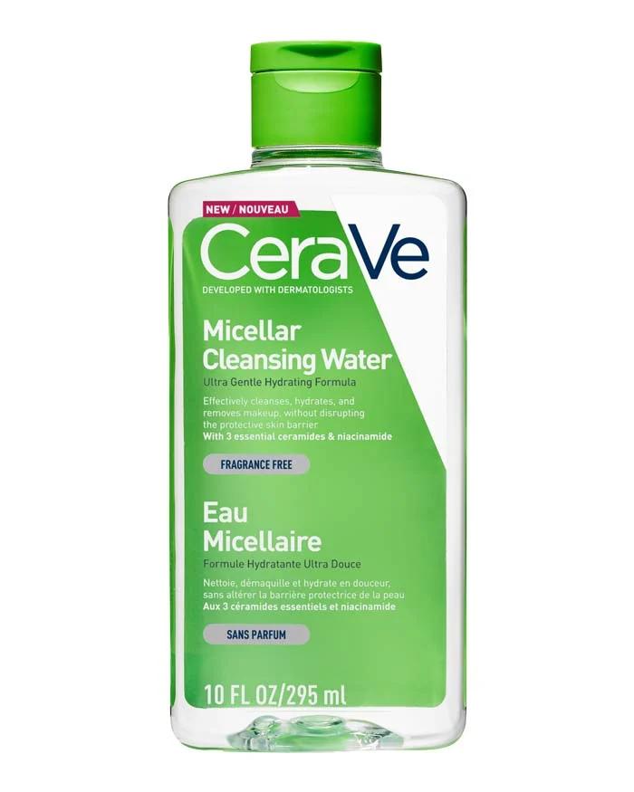 CeraVe Micellar Cleansing Water, Fragrance Free, Removes Makeup, 295ml
