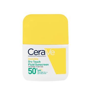 CeraVe Invisible Dry Touch Fluid Sunscreen SPF 50+ 50ml Anti-Pollution