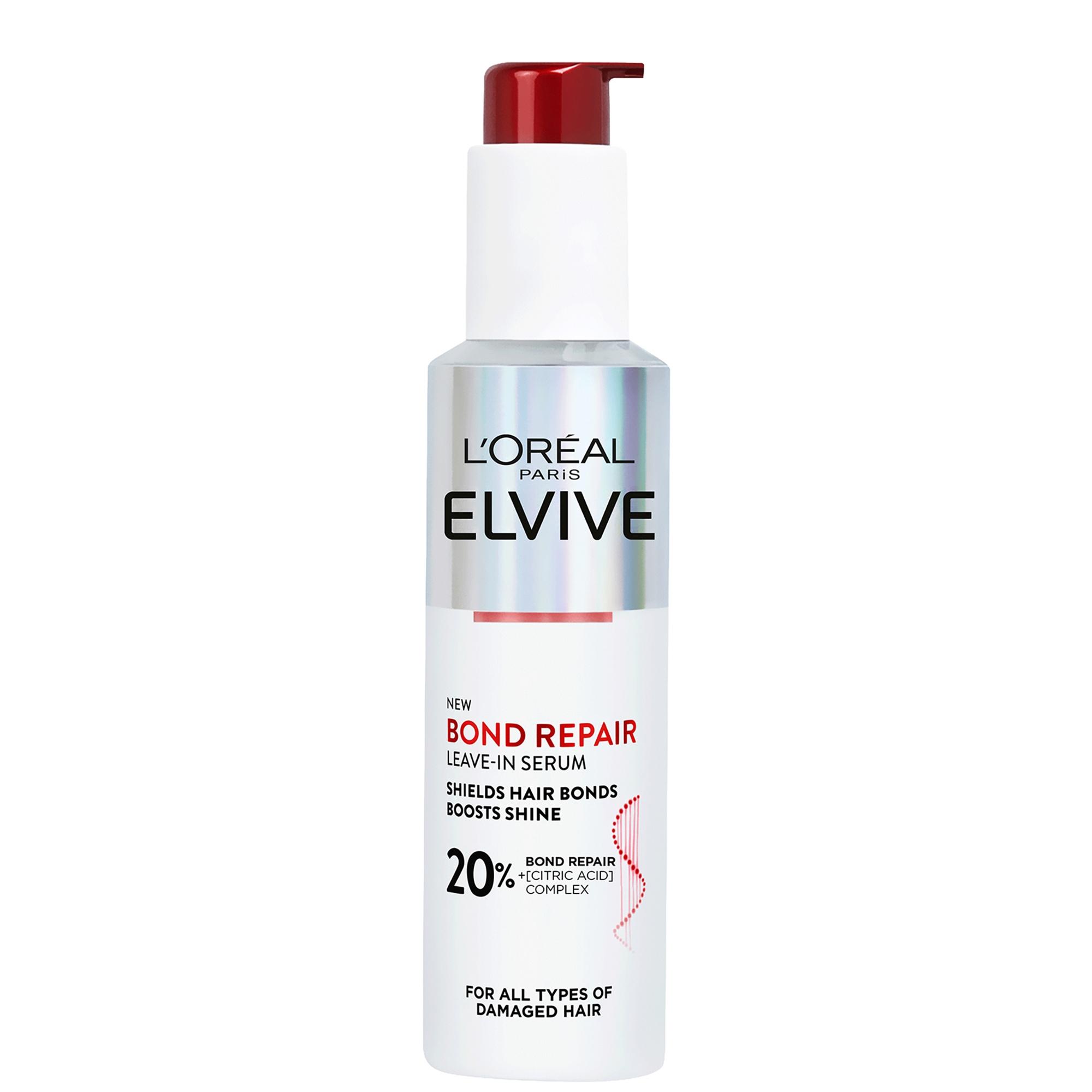 L'Oreal Paris Elvive Bond Repair Leave-In Serum 150ml - Shields Hair Bonds, Boosts Shine, For Damaged Hair