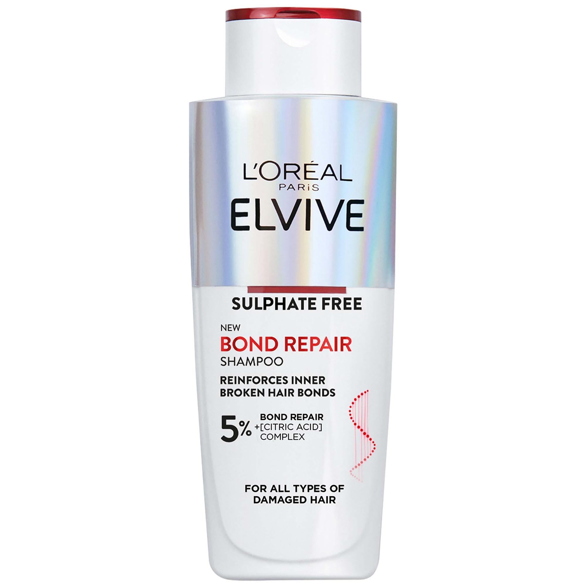 L'Oreal Paris Elvive Bond Repair Shampoo 200ml Sulphate Free for Damaged Hair
