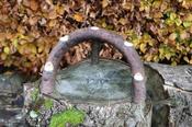 Illuminate Your Space: Arched Horseshoe-Shaped Tealight Holder image