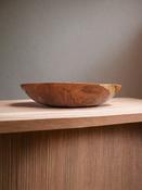 Large Elm Shallow Wooden Bowl image