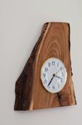 Elm Live Edge Clock Mantel or Wall Hanging Featuring Large Clock Face 150mm image