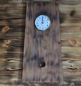 Ebonised Elm Pendulum Clock image