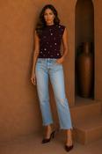 THE CELESTE BUBBLE TOP - MULBERRY