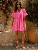 THE FLEUR SOLEIL DRESS - PINK image