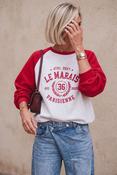 THE MARAIS CLUB SWEATSHIRT - RED image