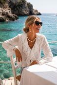 VALENTINA LACE BLOUSE - WHITE image