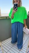 RAYE ALPACA BLEND KNIT - NEON GREEN