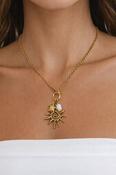 THE SOLANA SUN NECKLACE image