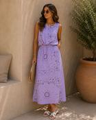 THE ST.TROPEZ CO ORD - LILAC image