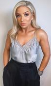 CAMILLA SILKY CAMI - DARK SILVER image