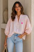 THE ICONA BLUSH BLOUSE