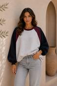 THE ASPEN COLOUR-BLOCK SWEATSHIRT image
