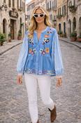 *THE VALENTINA EMBROIDERED SHIRT image
