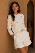 THE AMORE HEART KNIT - IVORY