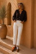 THE SUNDAE CLOUD CARDIGAN - CHOCOLATE BROWN