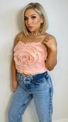 DALTA ROSE BLOOM TOP - BLUSH
