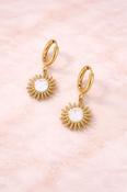 SOLEIL SPARKLE HOOPS - OPALITE image