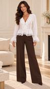 VALENTINA LACE BLOUSE - WHITE