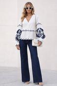THE AMELIE BLEU BLOUSE