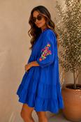 THE SOLEIL ROSA DRESS - BLUE image