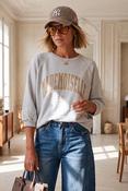 THE MADEMOISELLE SWEATSHIRT - GREY PEARL