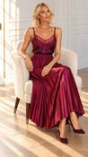 VESPER LACE TRIM CAMI IN BORDEAUX image