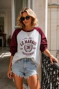 THE MARAIS CLUB SWEATSHIRT - BORDEAUX